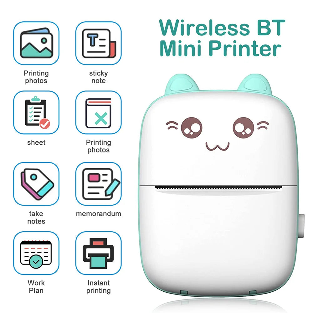 Mini Impresora Bluetooth de Fotos y Etiquetas