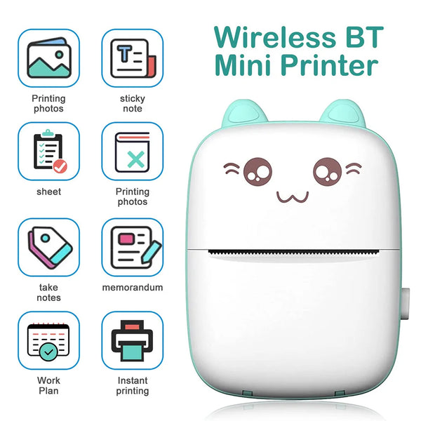 Mini Impresora Bluetooth de Fotos y Etiquetas