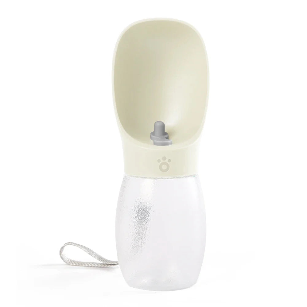 Portable Dog Water Bottle – Leak-Proof, with Bowl and Lanyard