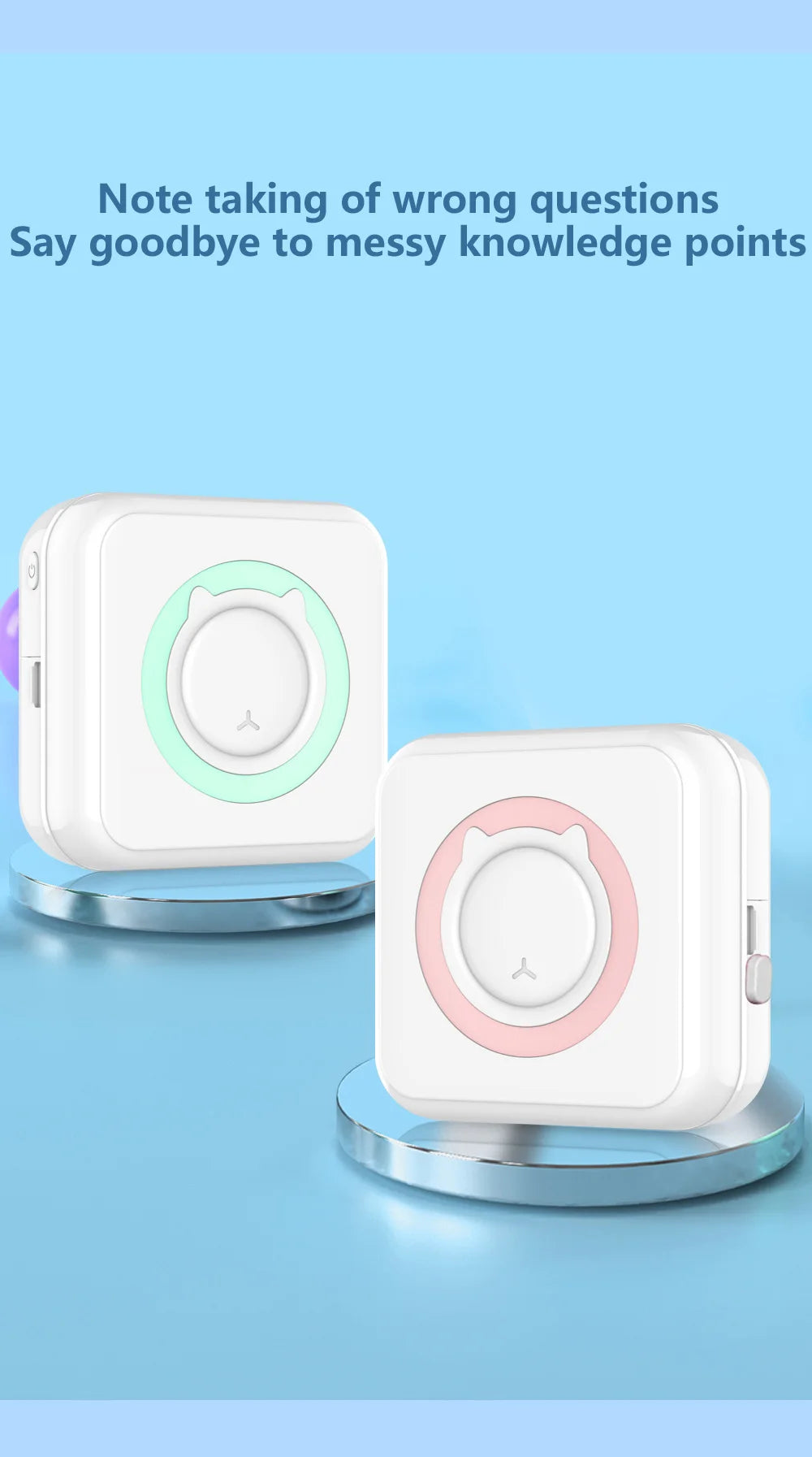 Mini Impresora Bluetooth de Fotos y Etiquetas