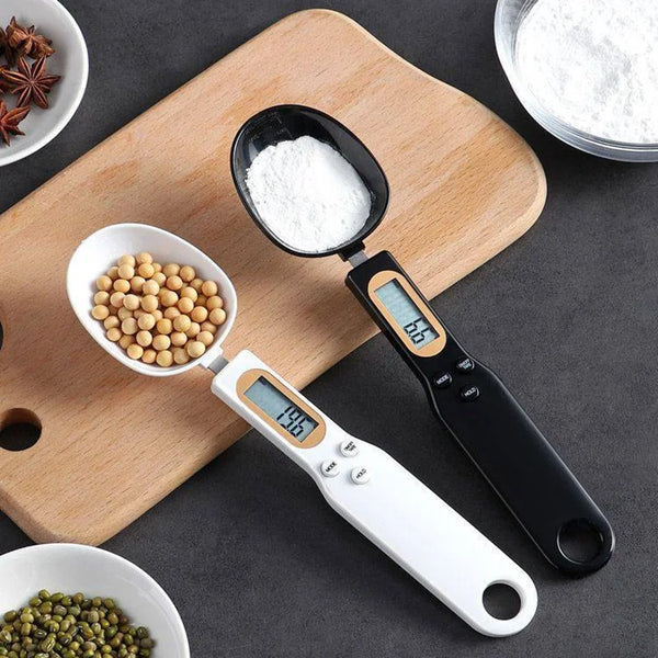 Cuchara báscula digital de cocina de 0.1g a 500g con pantalla LCD