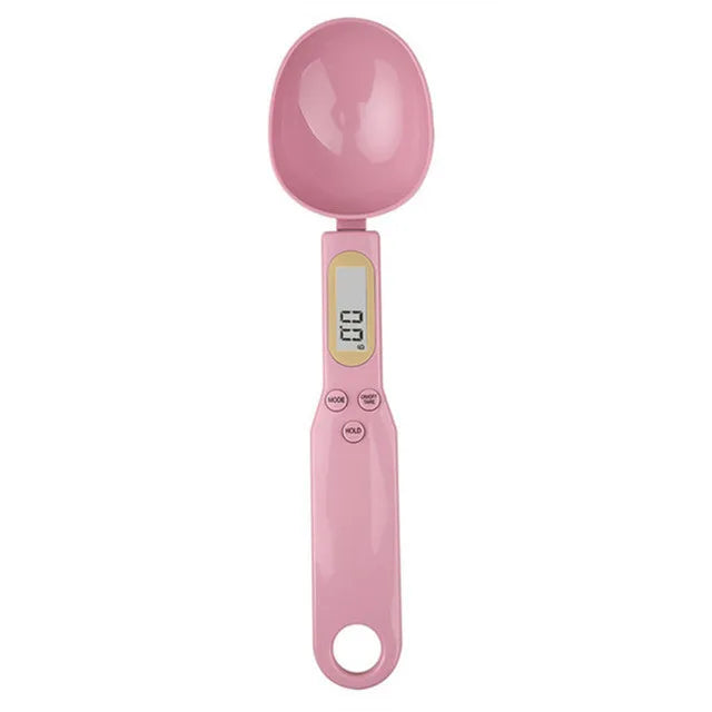 Báscula de cuchara digital pesando levadura seca 3g alta precisión panadería