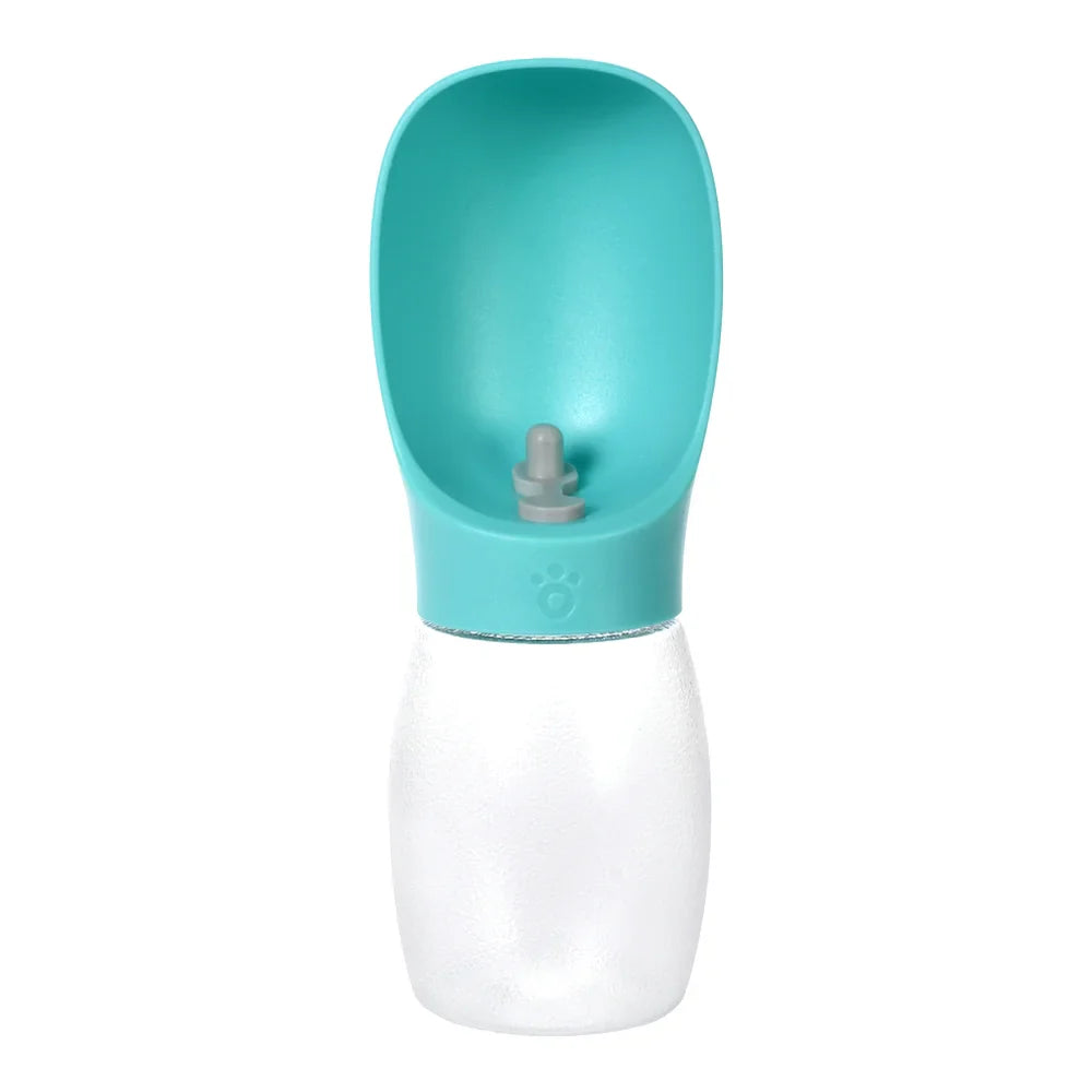 Portable Dog Water Bottle – Leak-Proof, with Bowl and Lanyard