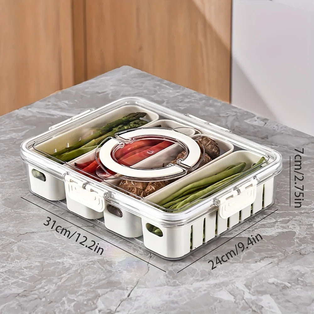 Bandeja Giratoria de Snacks 360°