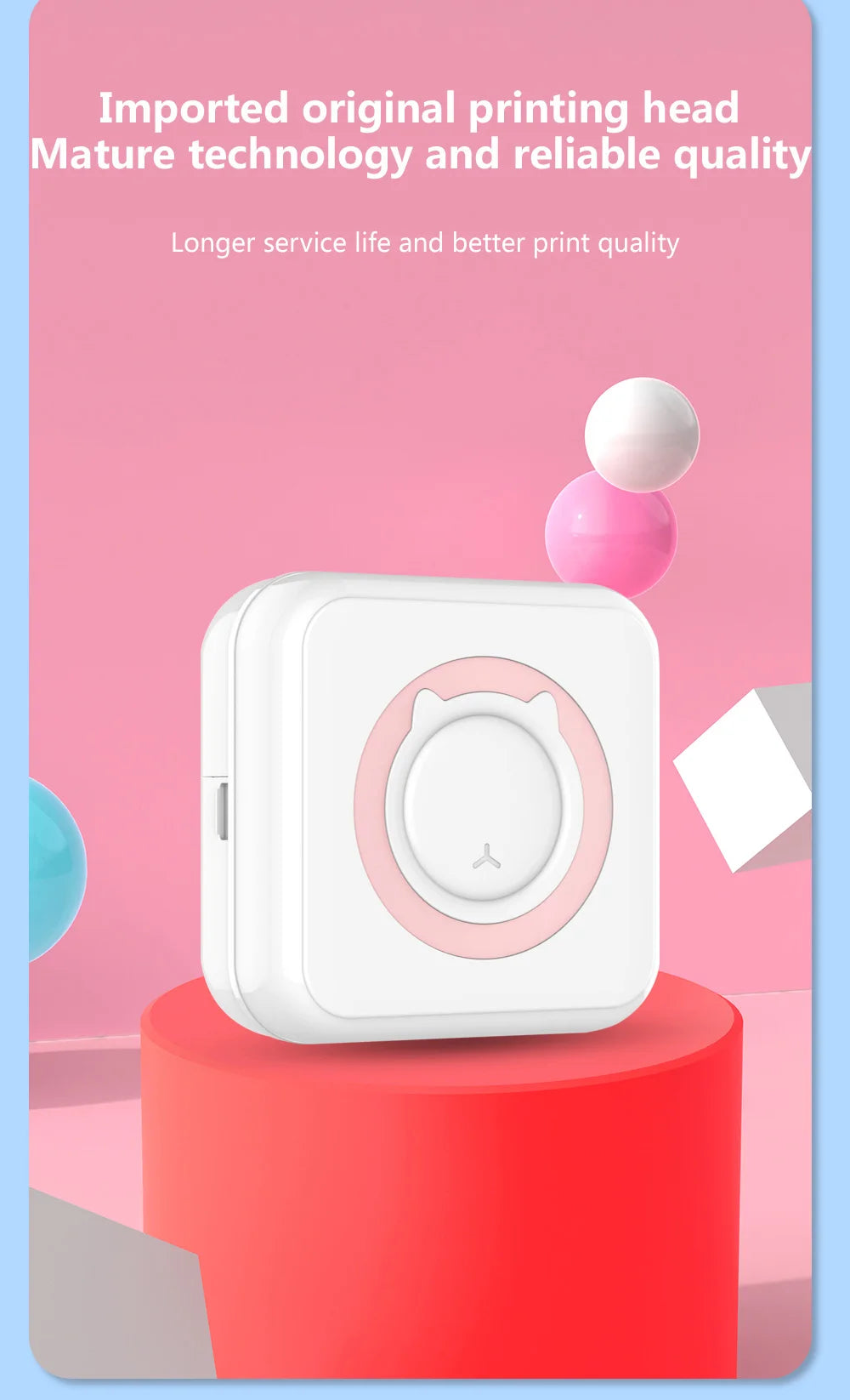 Mini Impresora Bluetooth de Fotos y Etiquetas