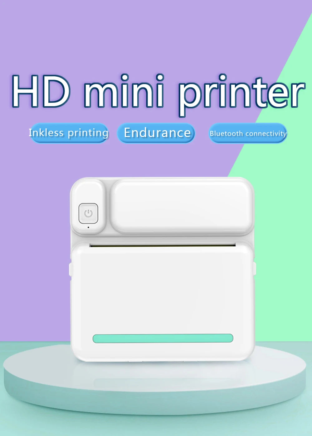 Mini Impresora Bluetooth de Fotos y Etiquetas