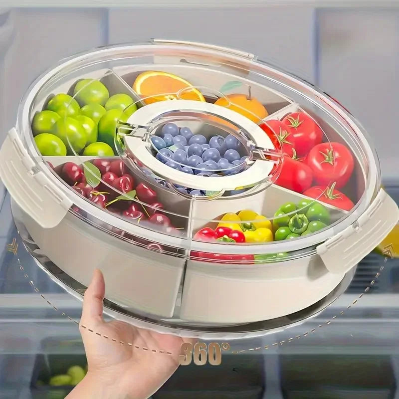 Bandeja Giratoria de Snacks 360°